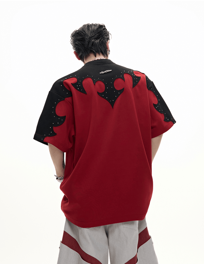 3D Appliqué Rhinestone Tee Main Image