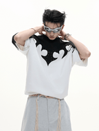 3D Appliqué Rhinestone Tee - COPPING THREADS - ArguE CulturE