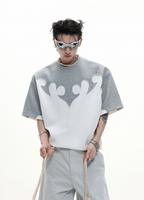 3D Appliqué Rhinestone Tee - COPPING THREADS - ArguE CulturE