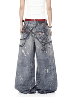 3D Chain Print Wide - Leg Denim - COPPING THREADS - CT Select