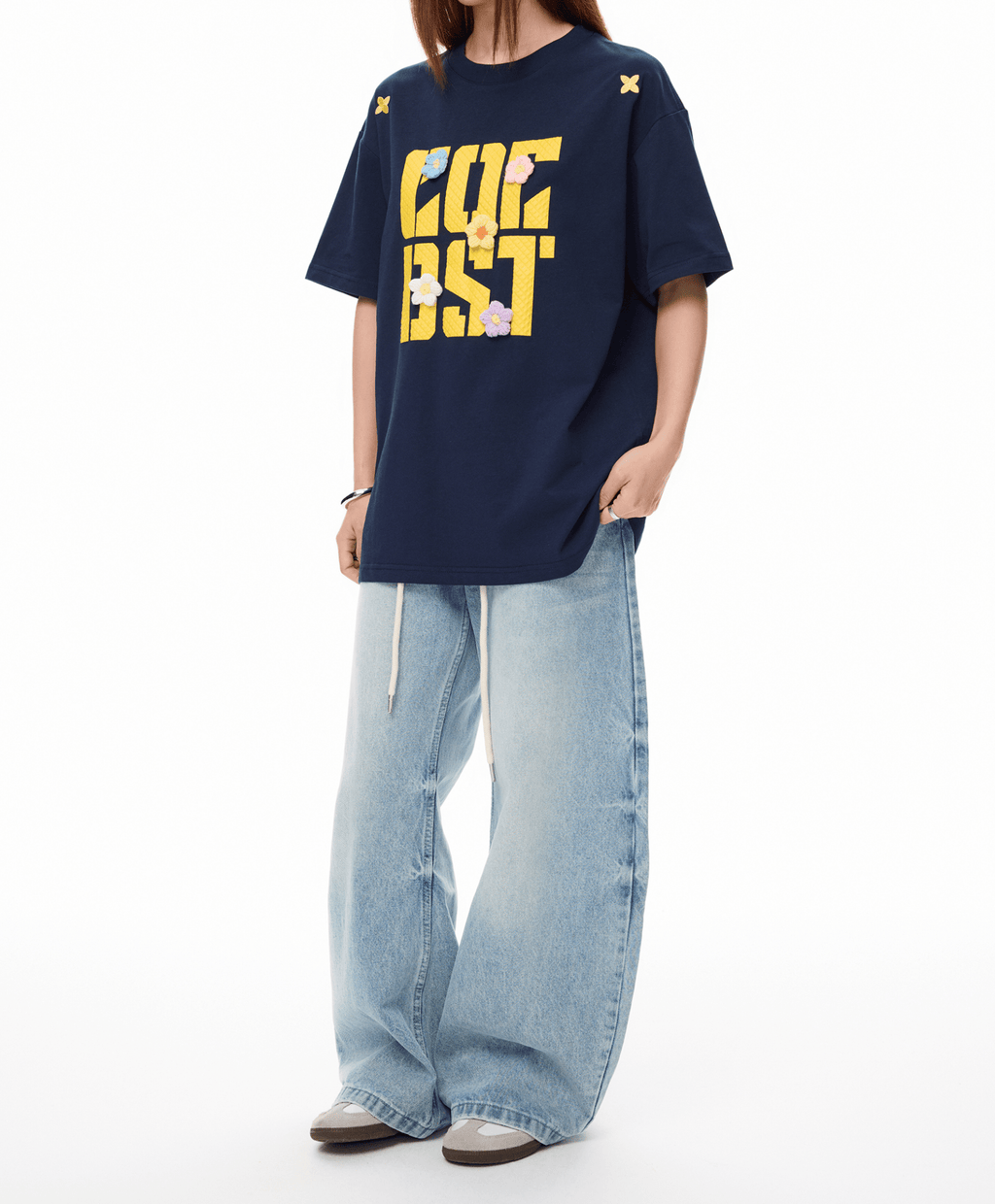 3D Flower Graphic Tee - COPPING THREADS - Coldstone