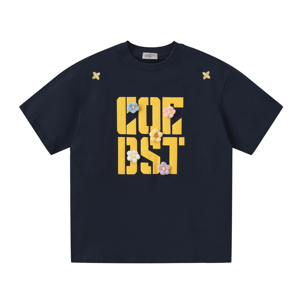 3D Flower Graphic Tee - COPPING THREADS - Coldstone