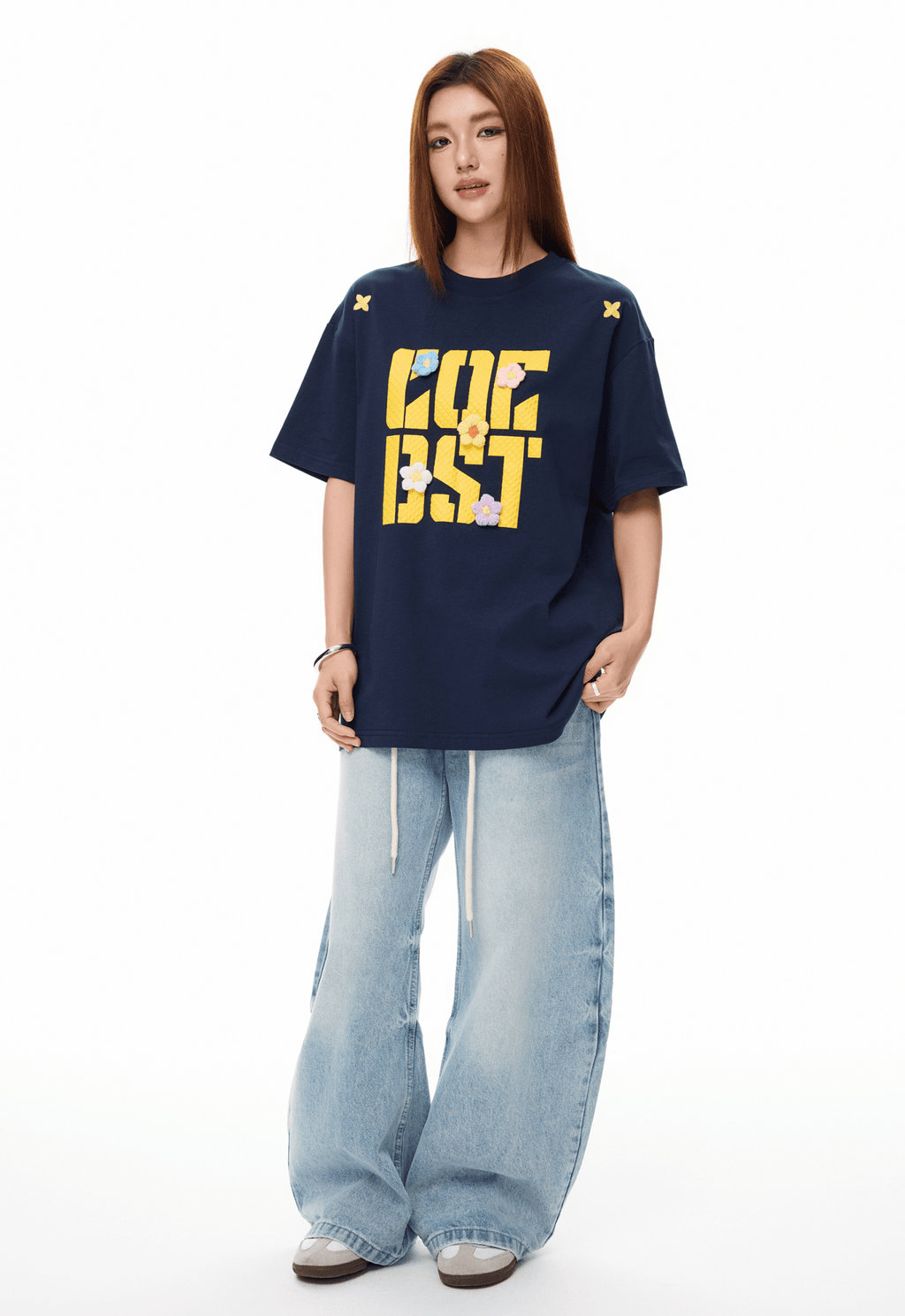 3D Flower Graphic Tee - COPPING THREADS - Coldstone