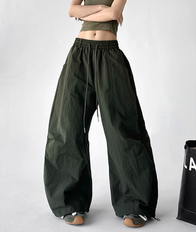 Dopamine Wide-Leg Parachute Pants - CT785