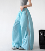 Side Stripe Parachute Pants - CT216