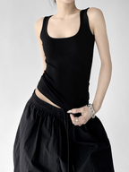 Square Neck Slim Fit Tank Top - CT6643