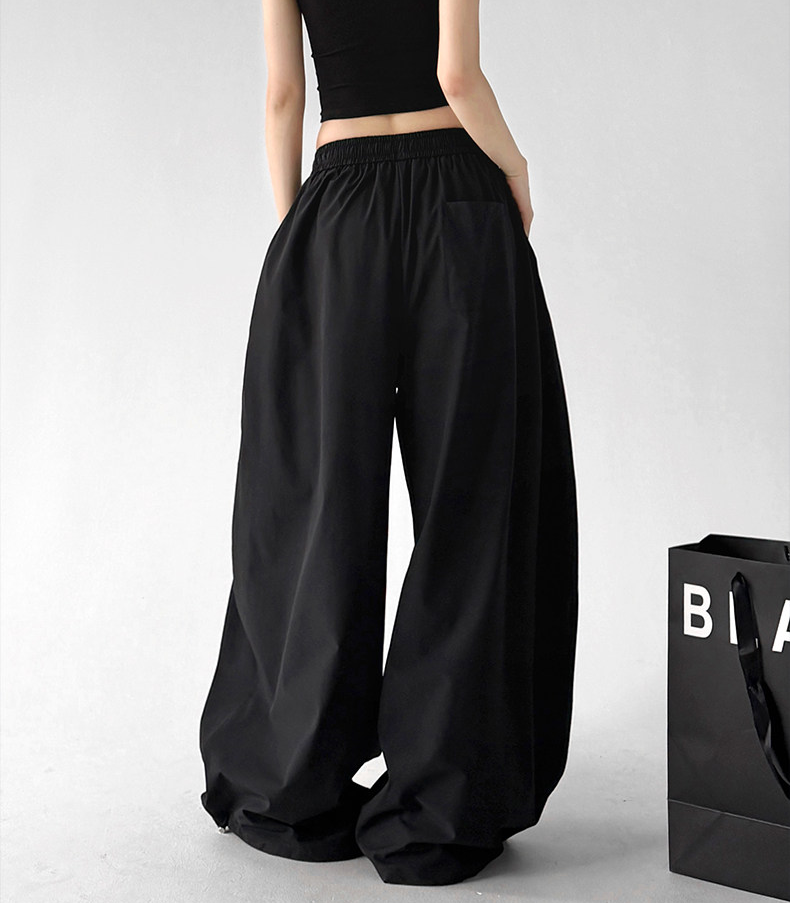 Wide Leg Parachute Cargo Pants - CT66130