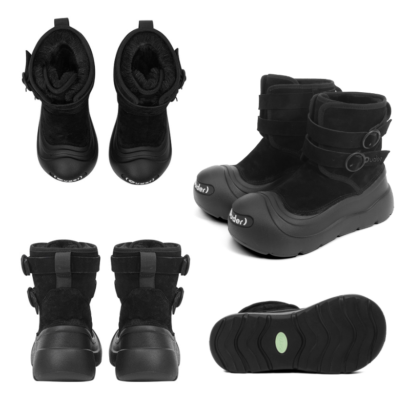 OUDER Smiler Snow Boots Black