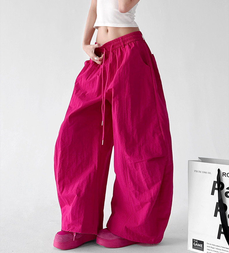 Dopamine Wide-Leg Parachute Pants - CT785