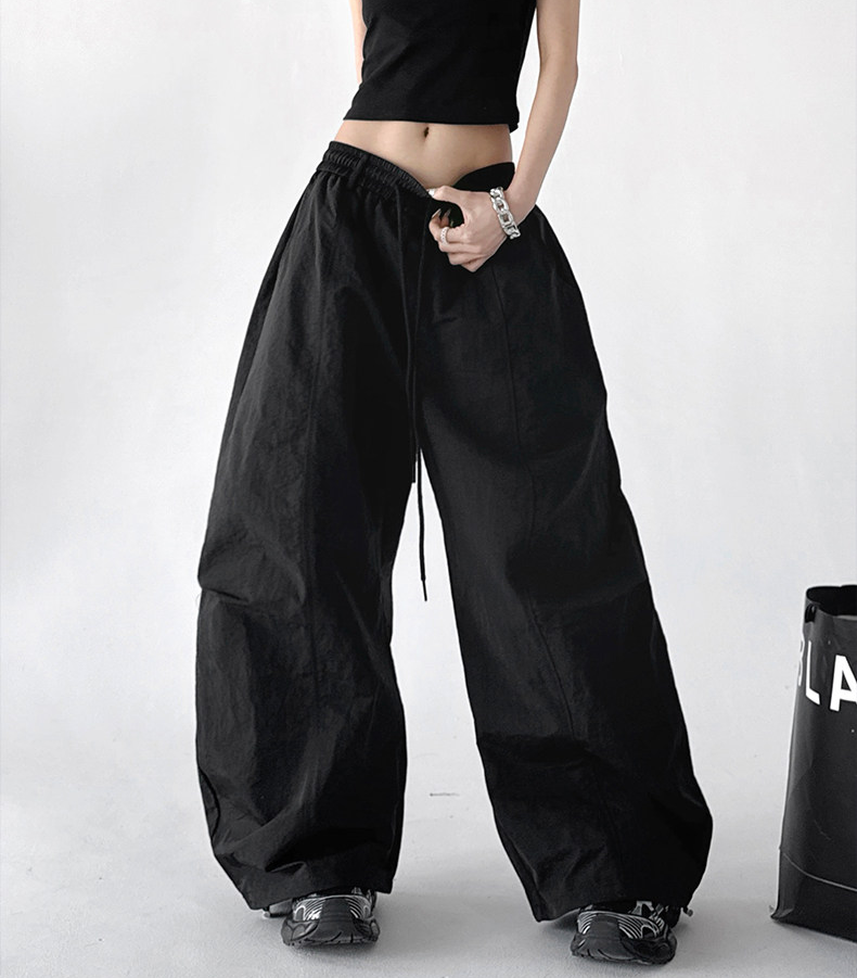 Dopamine Wide-Leg Parachute Pants - CT785