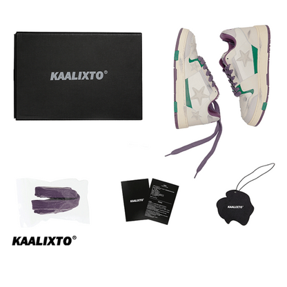 KAALIXTO パープルスタースニーカー