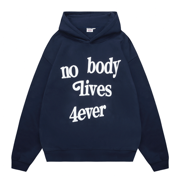4ever Letter Puff Print Hoodie - COPPING THREADS - CT Select