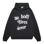 4ever Letter Puff Print Hoodie - COPPING THREADS - CT Select