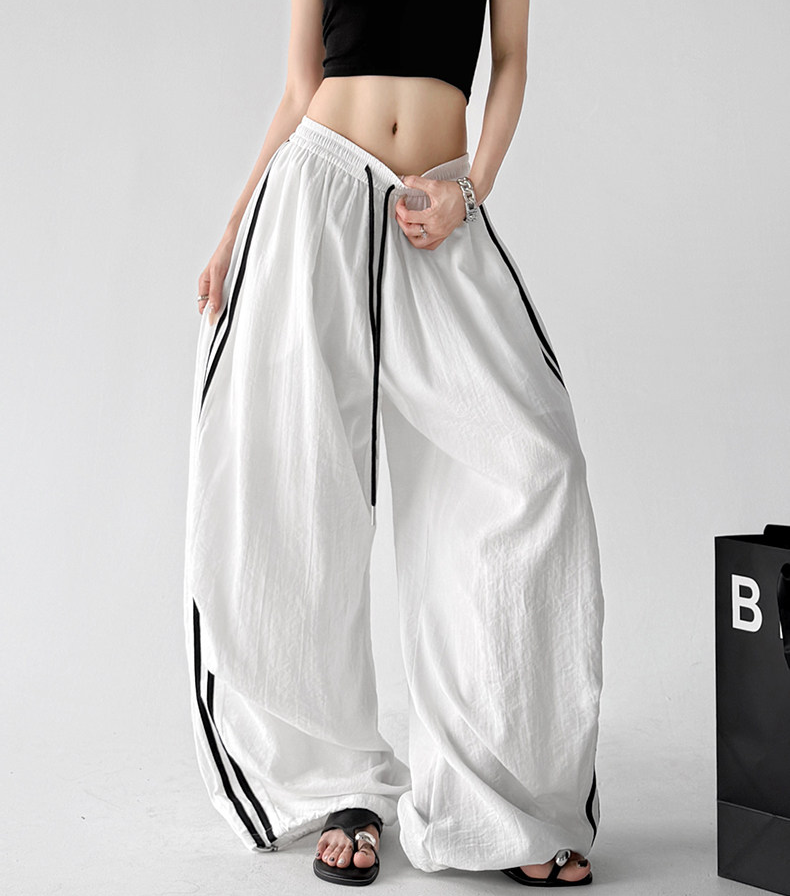 Side Stripe Wide Leg Pants - CT66171
