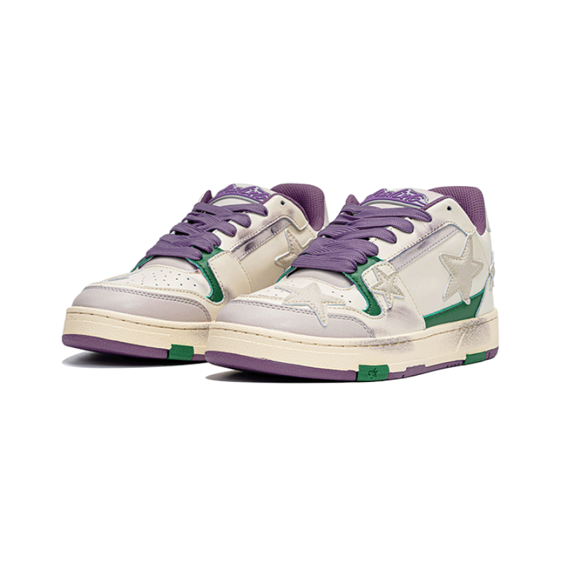 KAALIXTO Purple Star Sneakers