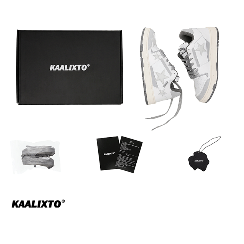 KAALIXTO Gray Star Sneakers