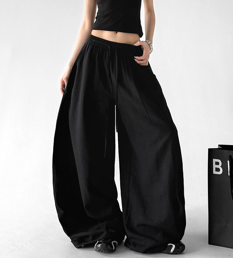 Linen-Blend Wide Leg Pants - CT66119