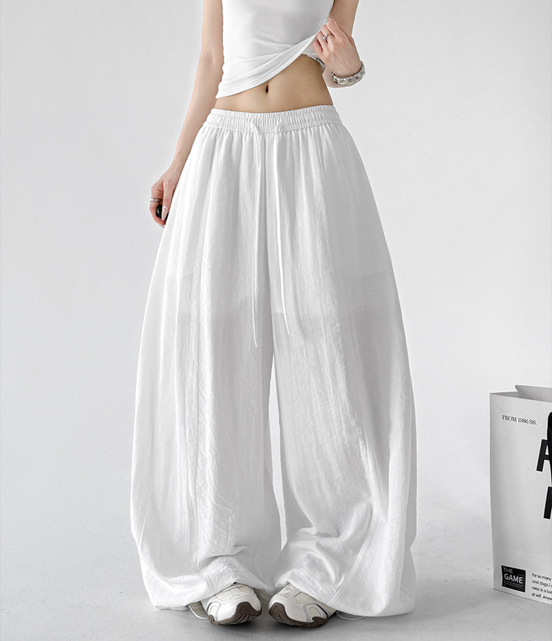 Linen Blend Extra Wide Leg Pants - CT66120