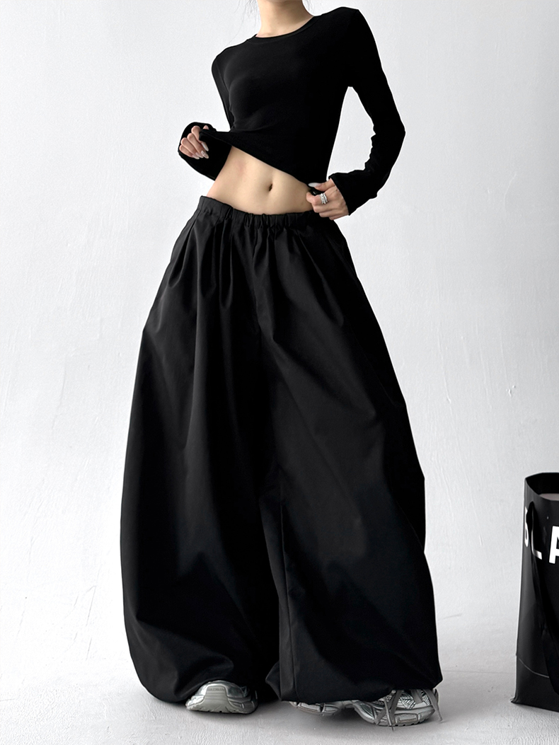 Ultra Wide‑Leg Puff Pants