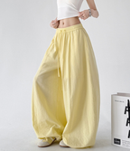 Linen Blend Extra Wide Leg Pants - CT66120
