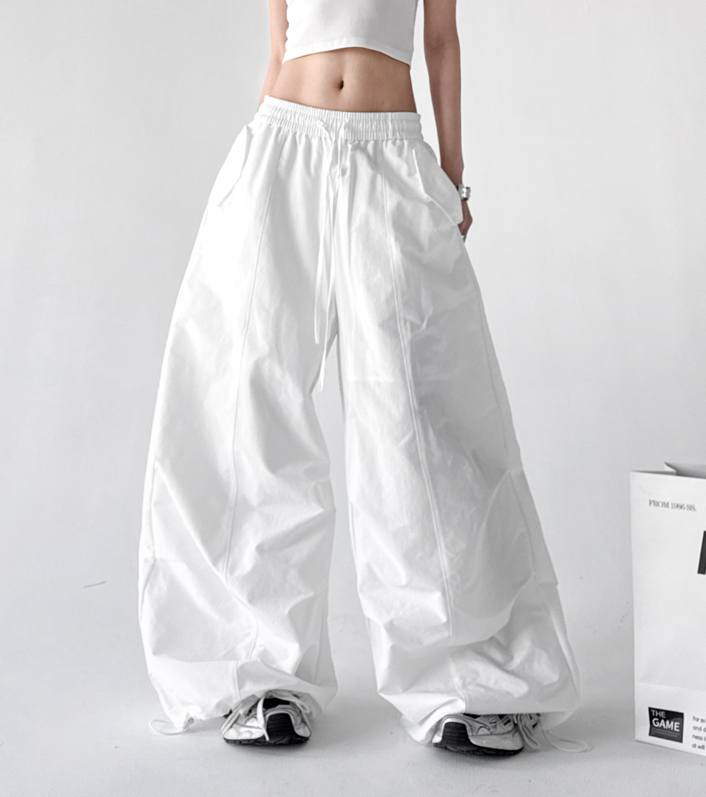 High-waist Parachute Pants – CT6625