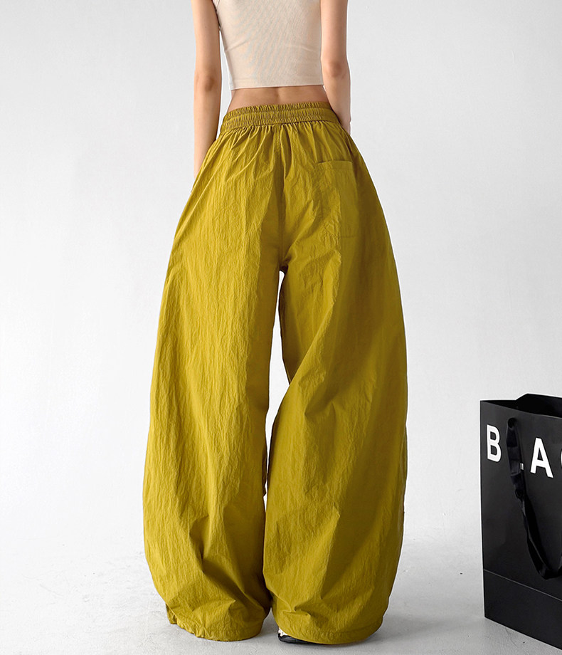 Contrast Seam Balloon Cargo Pants - CT858