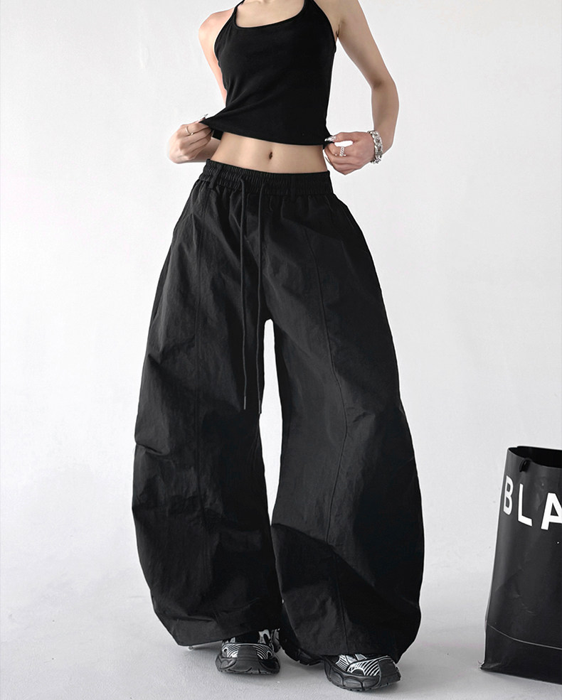 Dopamine Wide-Leg Parachute Pants - CT785