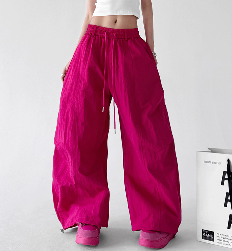 Dopamine Wide-Leg Parachute Pants - CT785