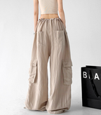 Slouchy Side Pocket Cargo Pants - CT8112
