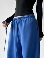 Star Print Fleece-Lined Sweatpants