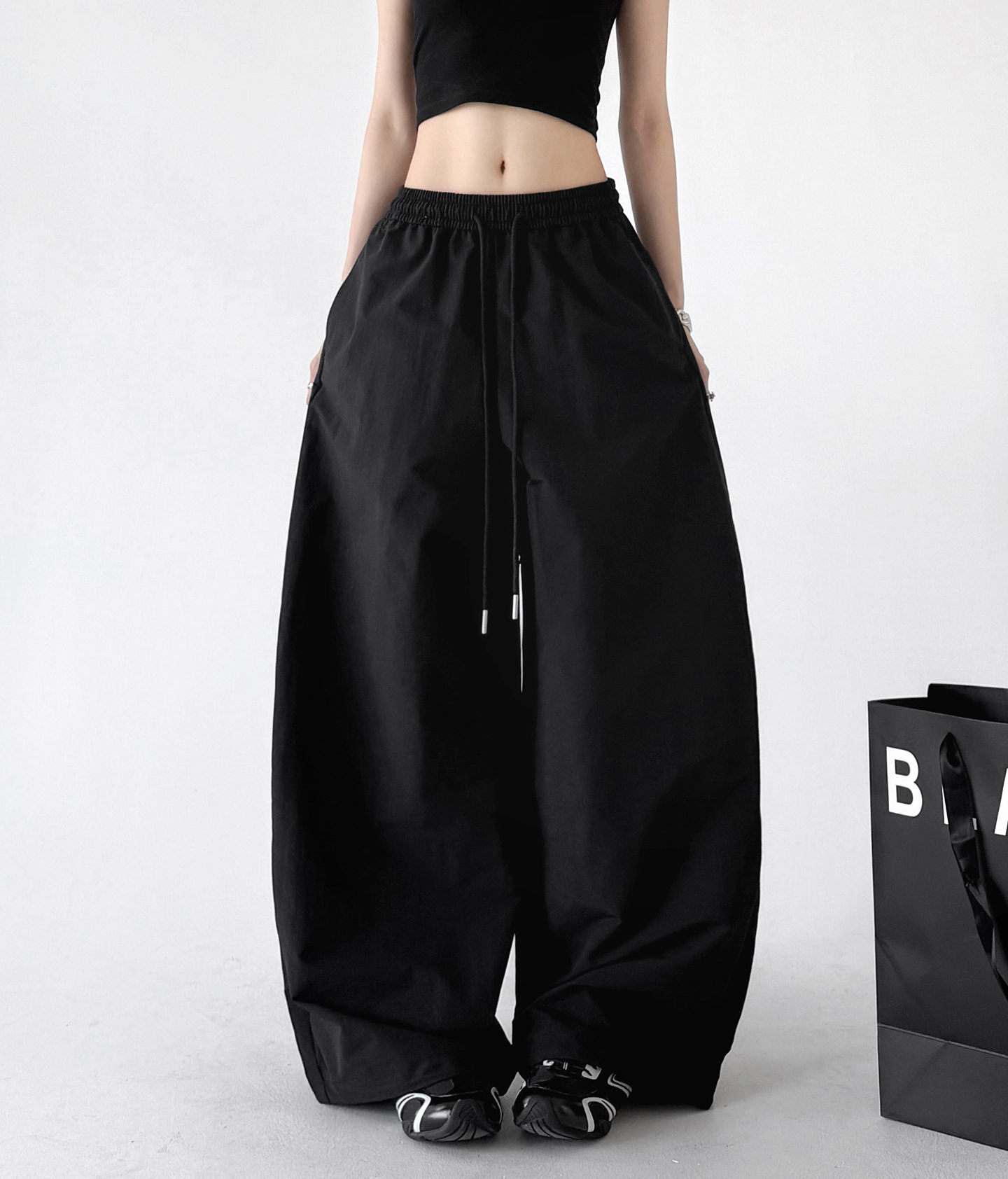 Triple Stripe Wide-Leg Track Pants - CT6215 Secondary image