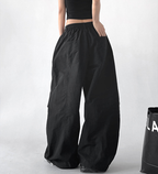 Dopamine Wide-Leg Parachute Pants - CT785
