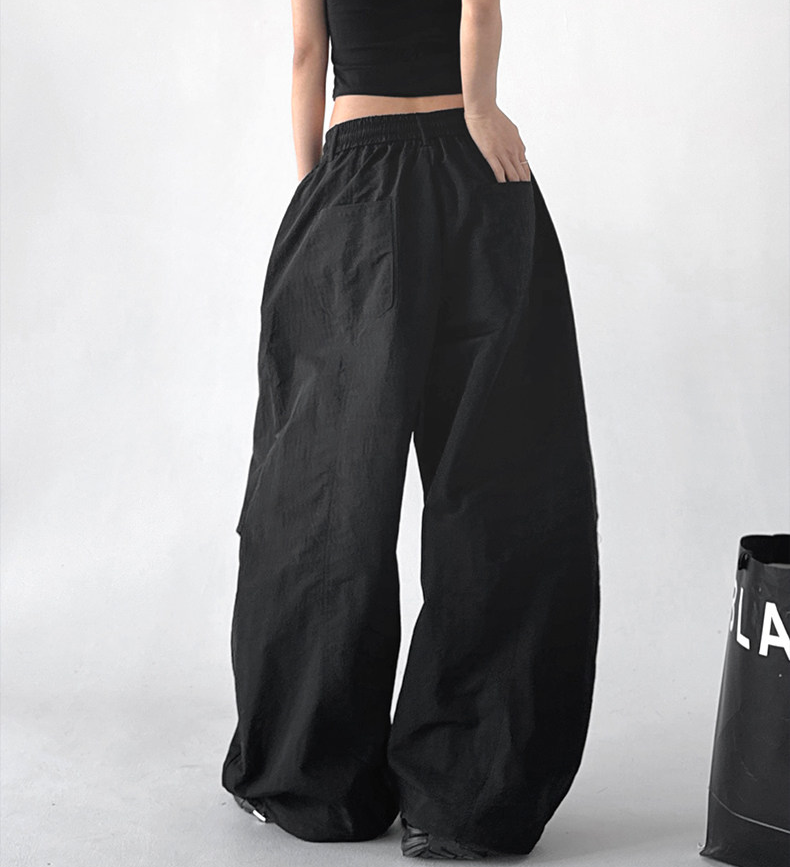 Dopamine Wide-Leg Parachute Pants - CT785