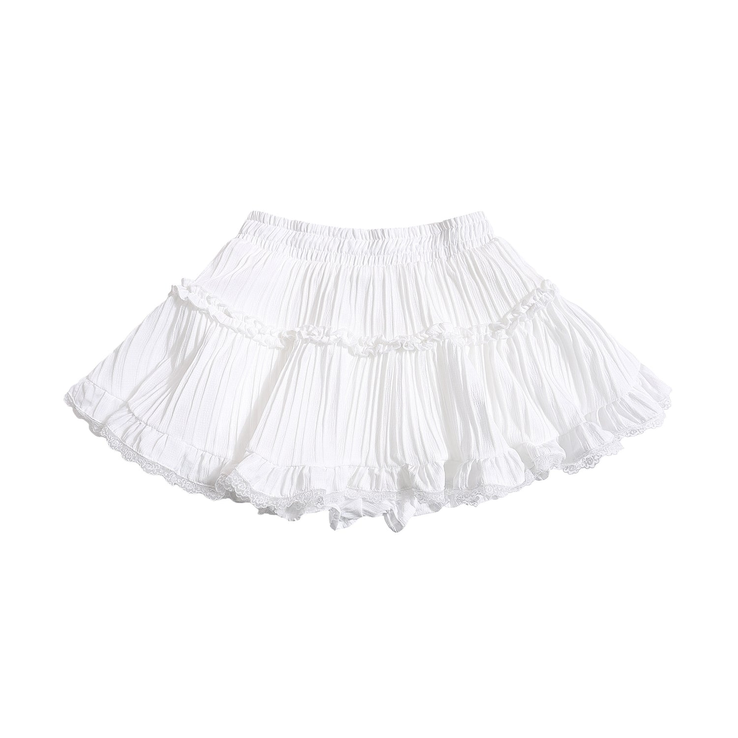 Bubble Hem Mini Skirt