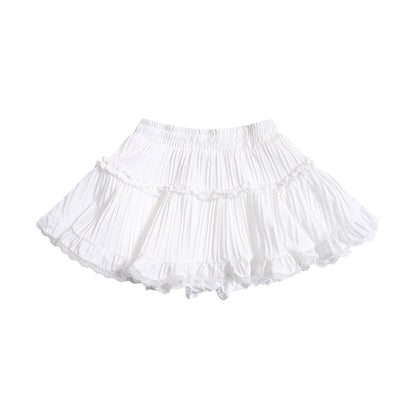 Bubble Hem Mini Skirt