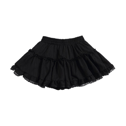 Bubble Hem Mini Skirt