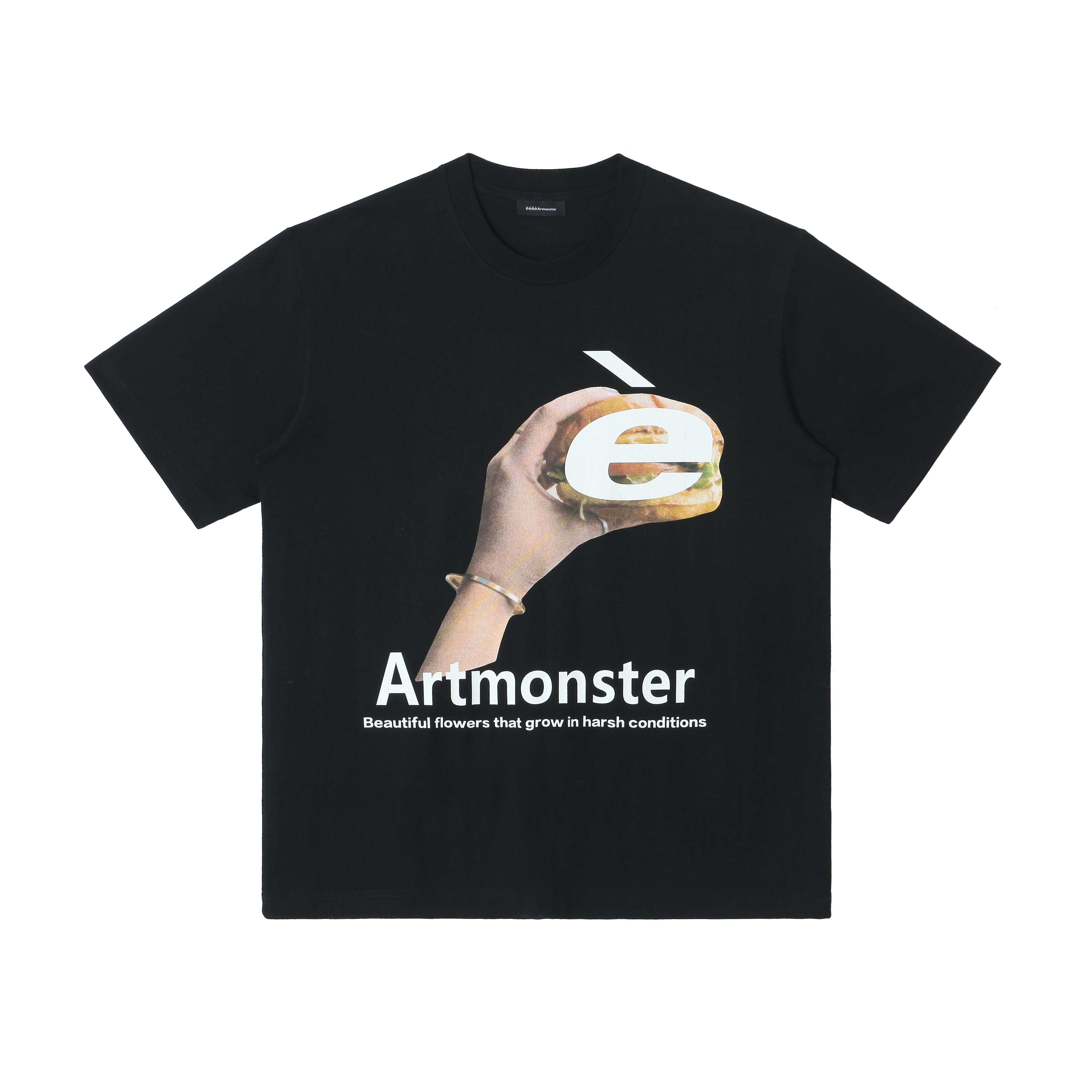 Handheld Burger Print Tee