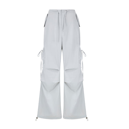 Butterfly Tie Pleated Quick-Dry Trousers