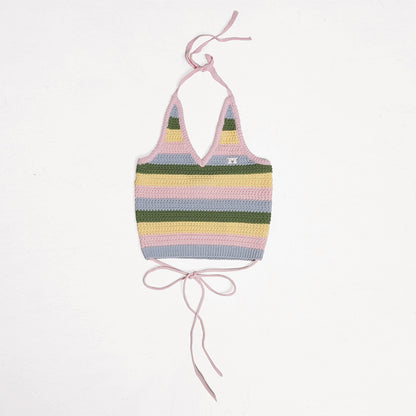 Colorblock Striped Camisole Tank Top