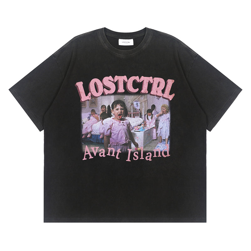 LOSTCTRL アヴァントアイランド ロゴTシャツ