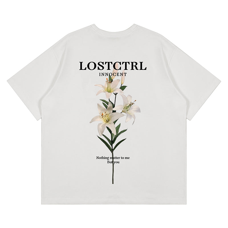 LOSTCTRL Lily Printing Tee