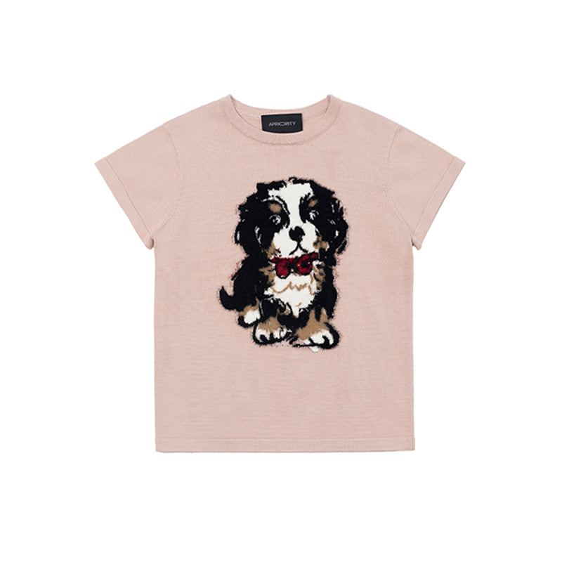 Bernese Mountain Dog Knit Print Tee