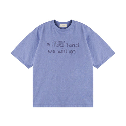 Text Watermark Print Tee