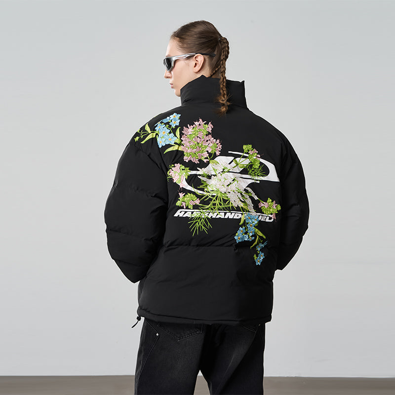 Harsh and Cruel Floral Embroidered Cotton Jacket