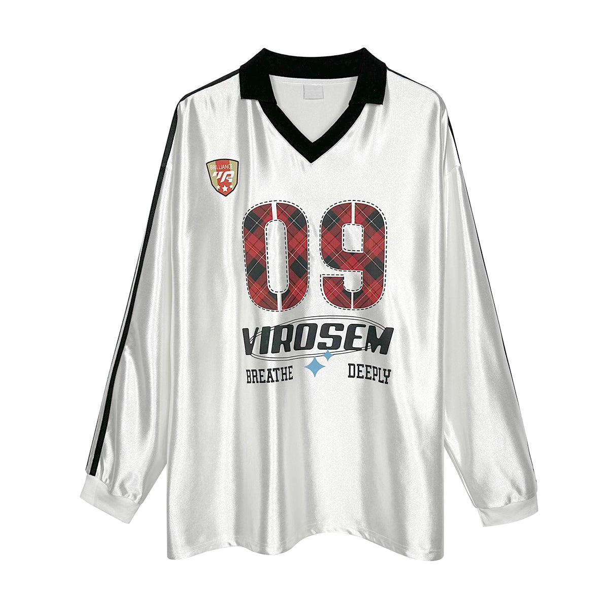 Number 09 Graphic Print Jersey Shirt