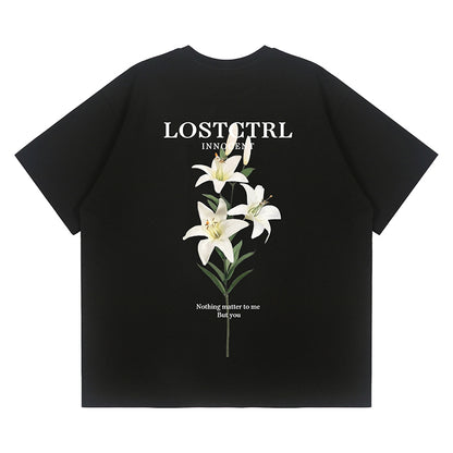 LOSTCTRL Lily Printing Tee