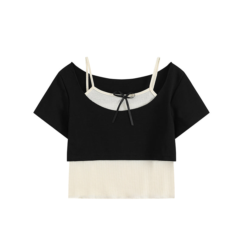 Bow Two-Piece Tee