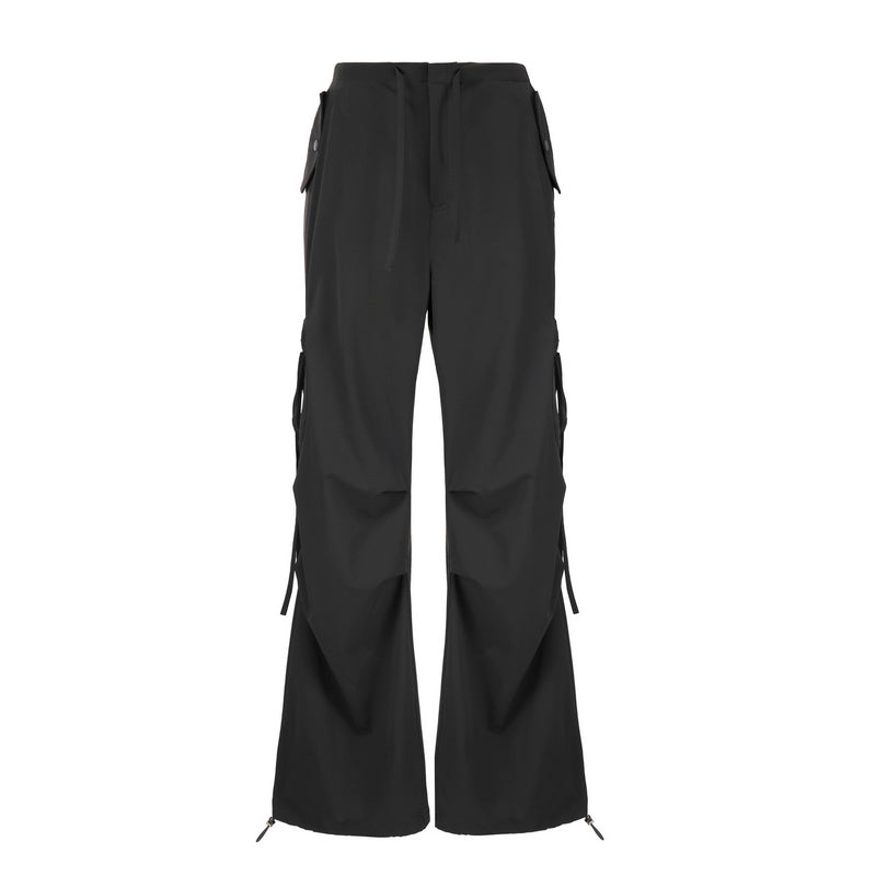 Butterfly Tie Pleated Quick-Dry Trousers