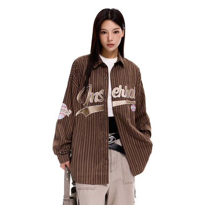 Retro Stripe Long Sleeve Baseball Shirt