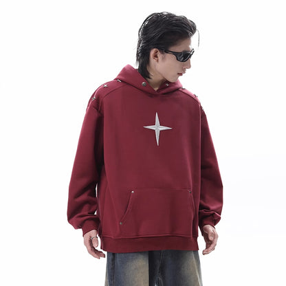 CT Star Logo Embroidered Hoodie